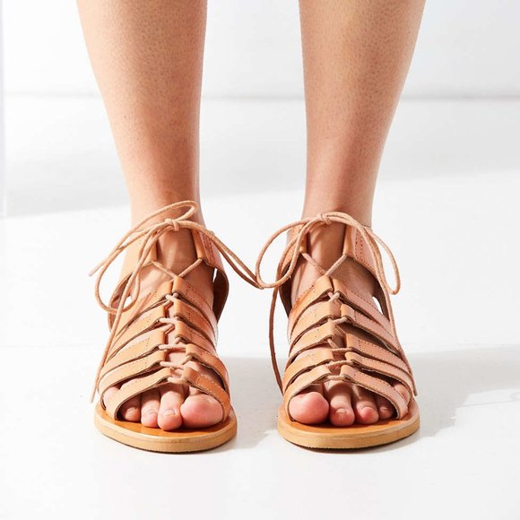 Urban Outfitters Shoes - Urban Outfitters Honey Leather Gladiator Sandal